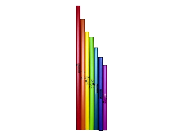 Boomwhackers BW-JG diatonisk bass (C-dur) Melodisk rytmeinstrument (7 rør) 